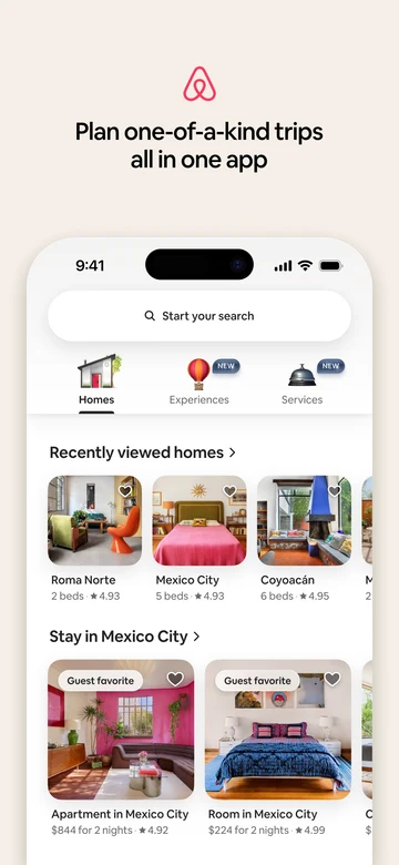 Airbnb · App Store · iphone screenshot preview