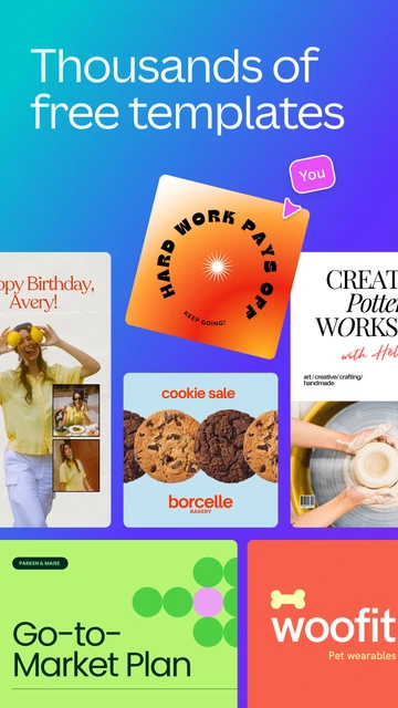 Canva · Google Play · Android phone screenshot preview