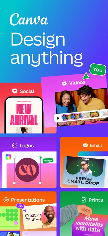 Canva · App Store · iPhone screenshot preview
