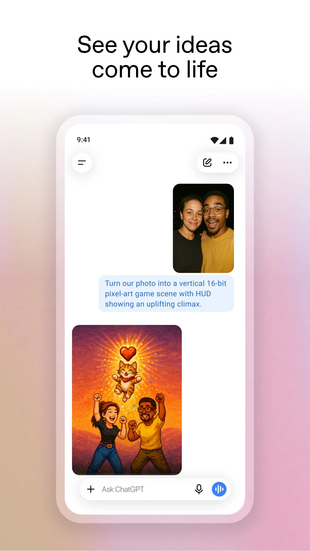 ChatGPT · Android phone screenshot preview