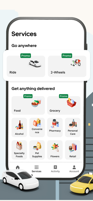 Uber · iPhone screenshot preview