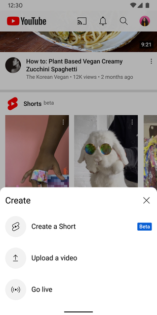 YouTube · Google Play phone screenshot preview